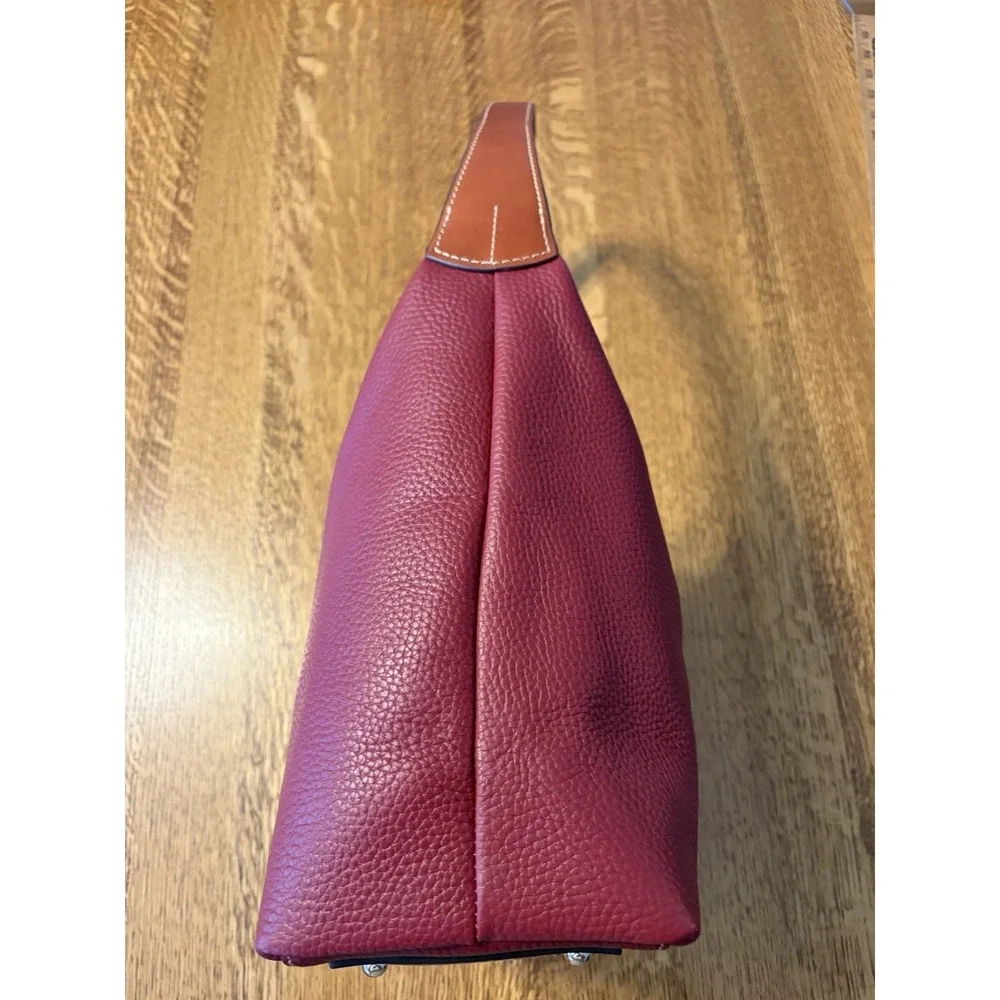 Dooney & Bourke Pebble Grain Paige Sac Shoulder Bag Wine Bordeaux‎ NWOT